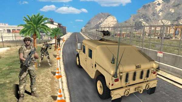 Us Army Jeep Driving : Real Army Jeep screenshot 2