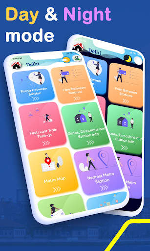 Delhi Metro App Route Map, Bus 2 تصوير الشاشة