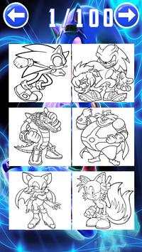 coloring sonic dash hedge скриншот 5