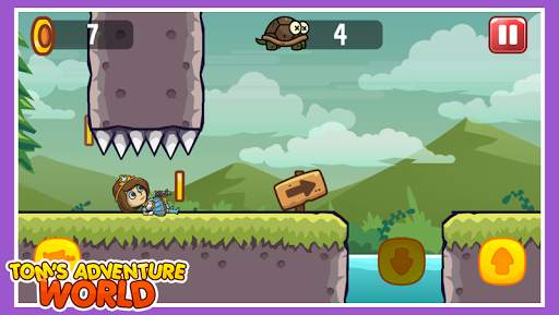 Tom's Adventure World - Running Game screenshot 7