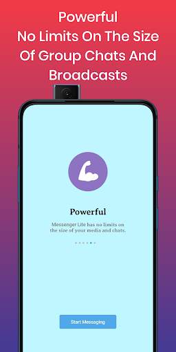 Messenger Lite - Fast & Secure screenshot 2
