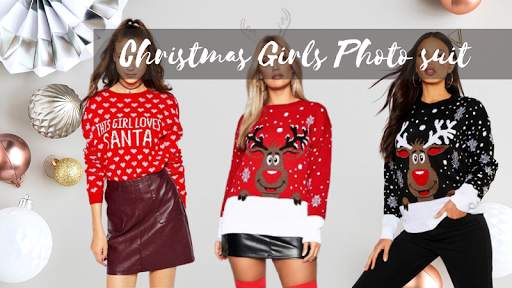Christmas Girls Photo suit screenshot 1