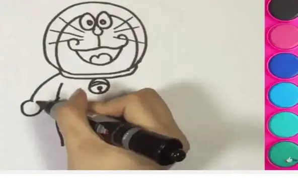 How To Draw Doraemon स्क्रीनशॉट 3