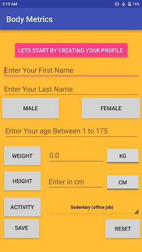 Body Metrics screenshot 1