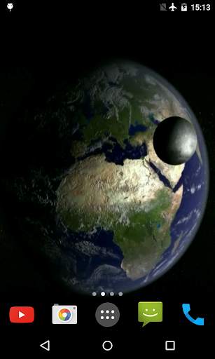 Earth and Moon Live Wallpaper screenshot 4