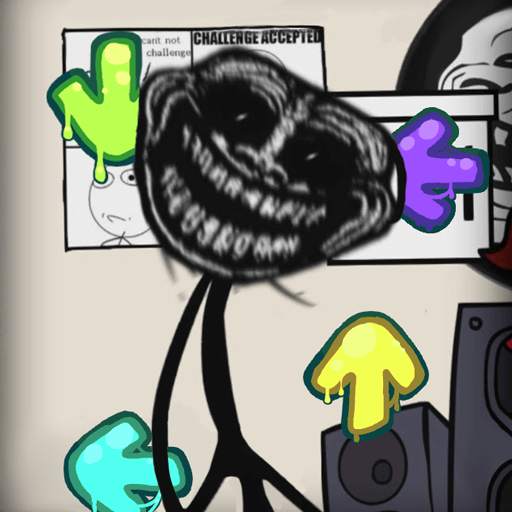 Fnf mod vs trollface 0.3