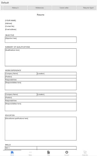 Job Application 2 تصوير الشاشة