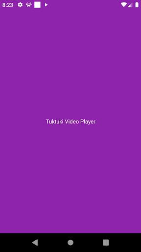 Tuktuki Video Player 1 تصوير الشاشة