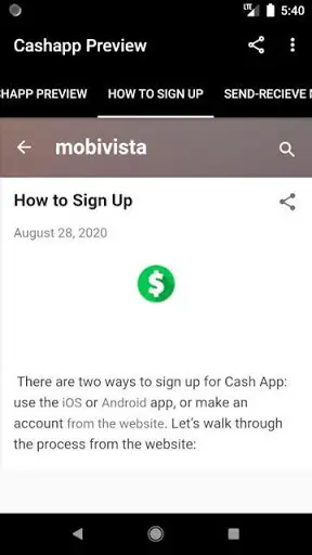 Cashapp Preview screenshot 2