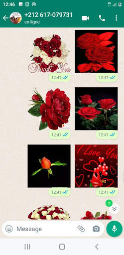 Animated  Flowers Stickers For WhatsApp screenshot 6