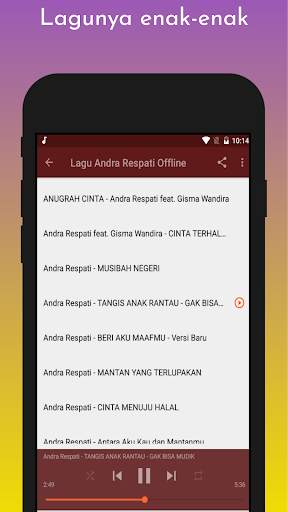 Lagu Andra Respati Offline screenshot 4