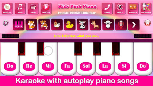 Kids Pink Piano Music & Songs screenshot 7
