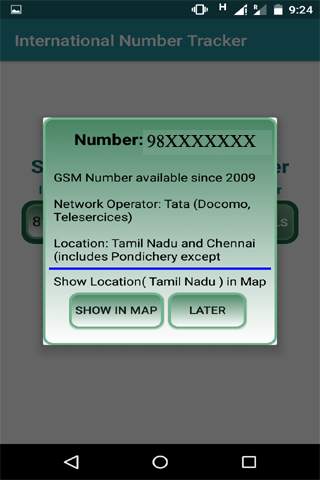 International Number Tracker screenshot 4