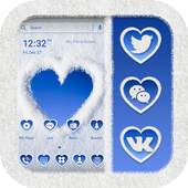 Snow Heart Launcher Theme 1.0.1