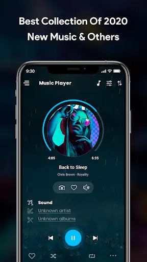 Music Player for Android 1 تصوير الشاشة