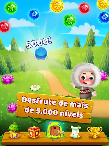 Bubble Shooter-Jogos de Flores screenshot 20
