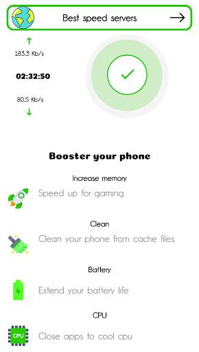 Green VPN screenshot 2