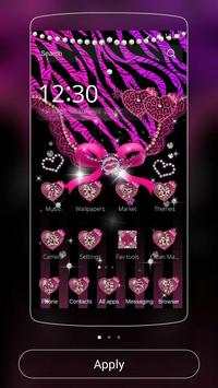 Leopard Zebra print Pink Love screenshot 1
