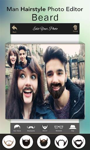 Man Hair Styler PRO & Mustache 2 تصوير الشاشة