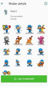 Pocoyo stickers For WhatsApp screenshot 2
