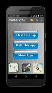 Flash Torch light on Clap screenshot 2