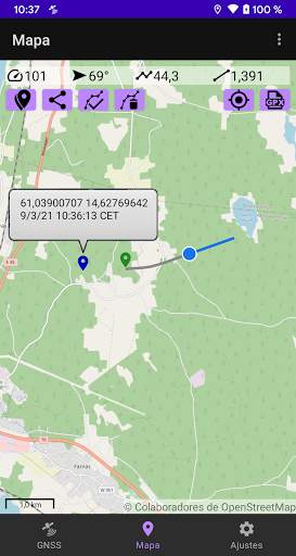 Visor de GNSS screenshot 2