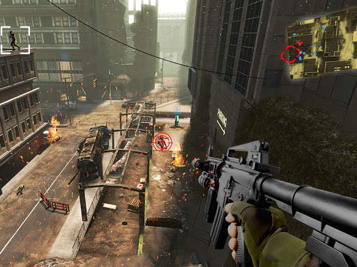 Arena sniper perempuan - 3D jungle hunt screenshot 2