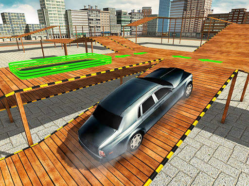Real Classic Car Stunt Parking screenshot 9
