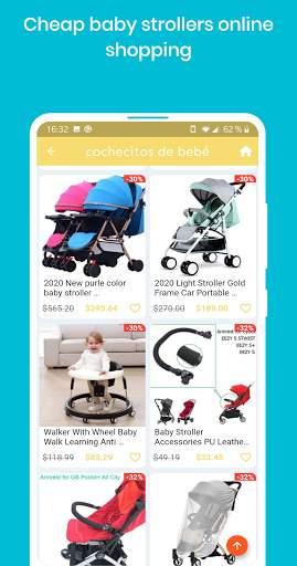 baby strollers online shopping screenshot 2