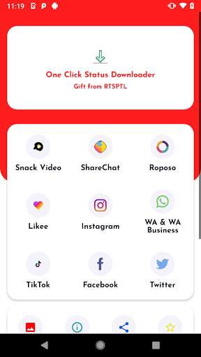 OneClick Status Downloader screenshot 1
