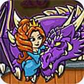 King and dragon logo