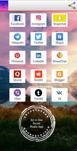 All in One Social Media and Social Networking app screenshot 2
