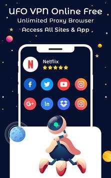 UFO VPN Online Free - Unlimited Proxy Browser screenshot 4