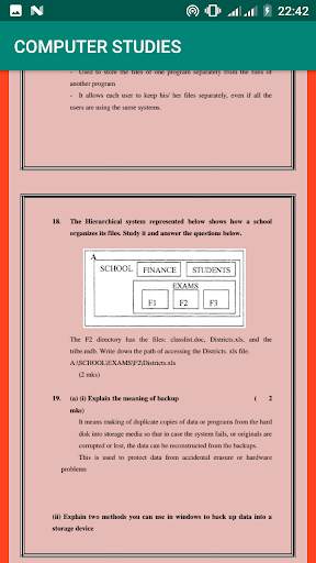 Computer Studies Topical Revision скриншот 6