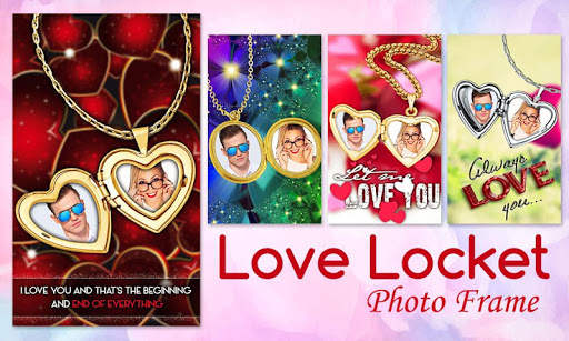 Romantic Love Locket Photo Frames 2019 3 تصوير الشاشة
