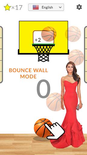 Bola basket swipe bintang sniper | Game Simulator screenshot 9