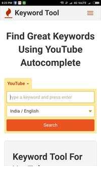 Youtube Keywords screenshot 2