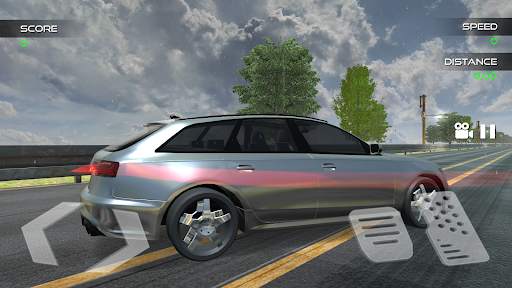 Audi Highway Car Traffic Racer Game screenshot 3