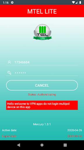 Mtel Lite VPN screenshot 4