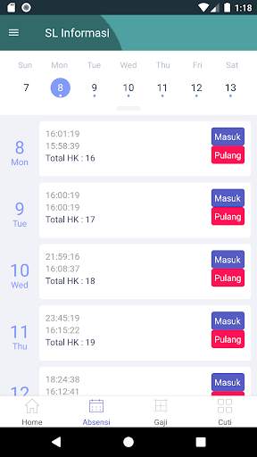 HRIS SL Corp (Human Resource Information System) screenshot 4