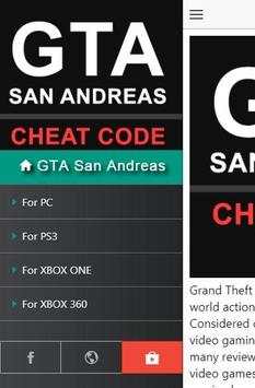 Cheat Code for GTA San Andreas screenshot 2