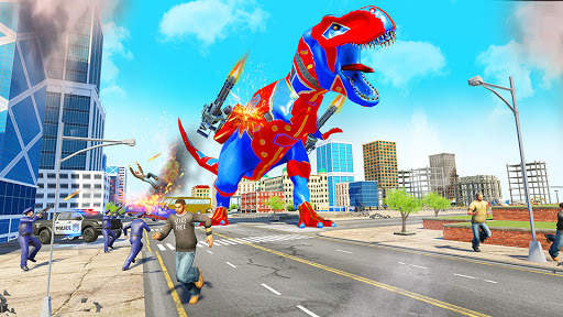 Flying Dino Transform : Dinosaur Robot Games screenshot 2