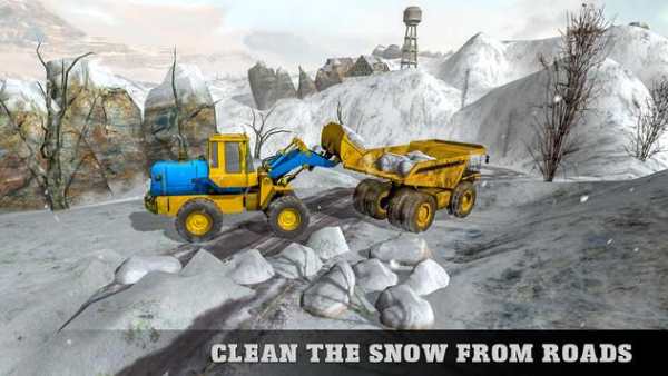 Snow Excavator Crane Robot Transformation Game screenshot 3