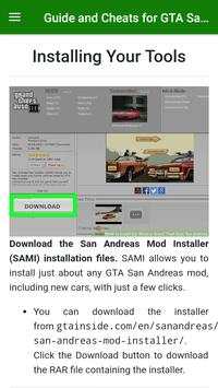 Guide and Cheats for GTA San Andreas screenshot 1