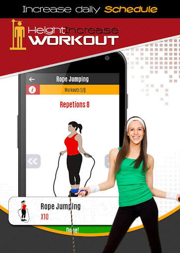 Height Increase Exercise, Girls Home Workout screenshot 4