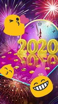 Happy New Year 2020 Keyboard screenshot 3