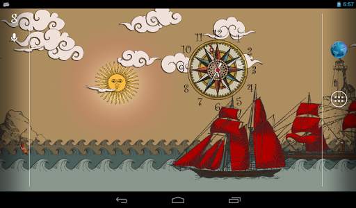 Paper Sea Live Wallpaper FREE screenshot 7