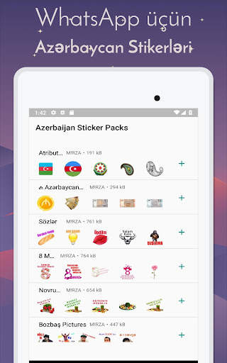 Azerbaijan Stickers screenshot 9