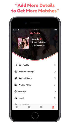 Bisexual Dating App and Lesbian Dating App 4 تصوير الشاشة