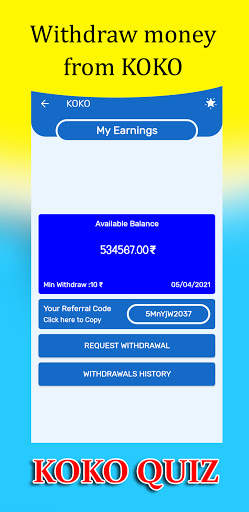Koko Quiz : Play Quiz Earn coins स्क्रीनशॉट 6